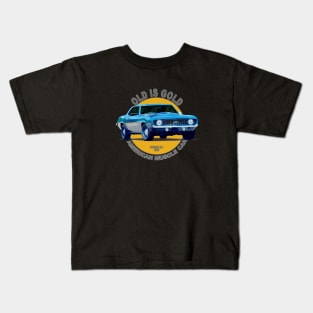 Camaro ZL1 American Muscle Car 60s 70s Old is Gold Kids T-Shirt